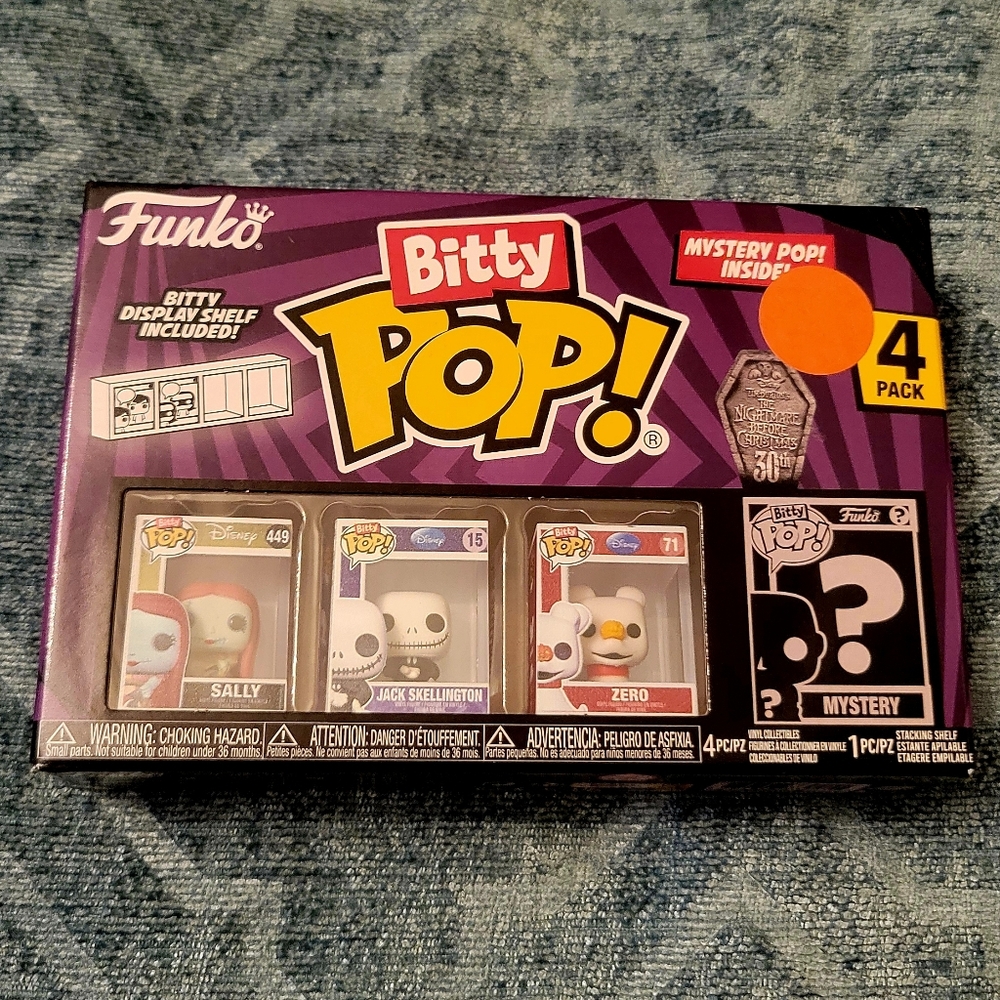Disney Funko Bitty Pop! The Nightmare Before Christmas 4-Pack Series 3